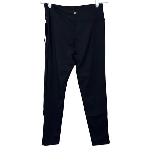 NWT Bally Total Fitness High Rise Criss Cross Waist Leggings Size XL Black - Picture 2 of 7